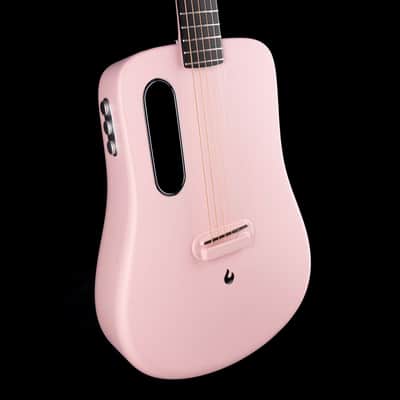 Pre Owned Lava Me 2 Pink Acoustic Electric Guitar With OSSC image 6
