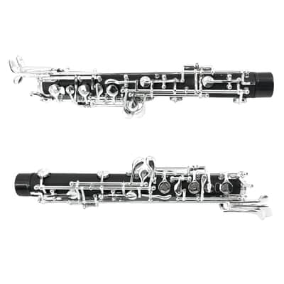Professional C Key Oboe – Ebonite Wood Body with Nickel-Silver Keys, Left F & Forked F Resonance – Full Conservatory System with Case image 2