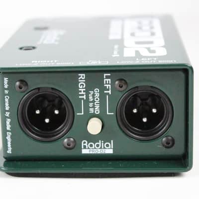 Radial ProD2 Passive Stereo Direct Box DI Pro Audio Interface image 4