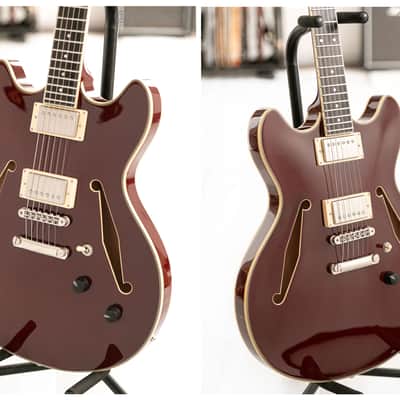 2022 D'Angelico Excel DC Tour Collection in Solid Wine image 8