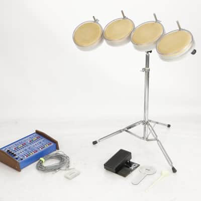 Pollard Syndrum 477 Quad Drum Synth Trigger Kit w/ Stand & Road Case #37407 image 25