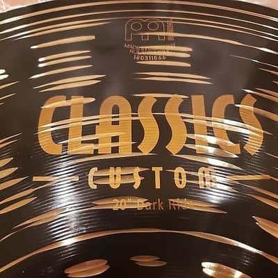 Meinl CC20DAR Classics Custom Dark 20" Ride Cymbal (A of C) w/ Video Link (Open Box Floor) image 4
