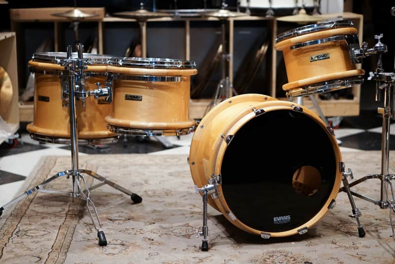 Peavey 12/14/16/20" Radial Pro 1000 Drum Set 1990s - Natural Gloss image 1