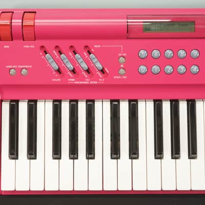 Korg 707 Pink FM 80's Digital Performing Synthesiser With | Reverb
