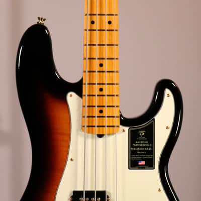 Fender 75th Anniversary American Professional PJ Bass - Rosewood Fingerboard, 2-Color Sunburst image 6