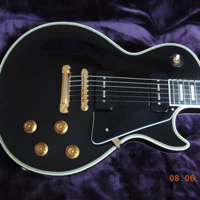 Edwards  E-LP-130CD/P "1954" Black Beauty with Case. WCR P90's! image 18