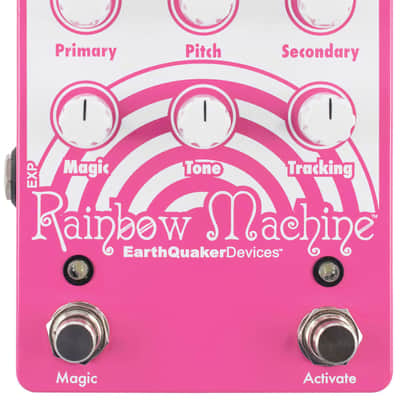 EarthQuaker Devices Rainbow Machine Polyphonic Pitch Shifting Modulator V2 - Present - Pink Sparkle / White Print image 1