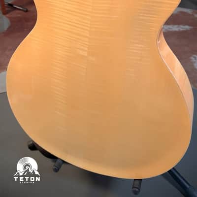 Teton F1433FM 'F' Series Hollow Body Guitar 2010s - Present | Flamed Maple Natural image 4