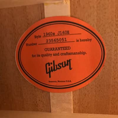 Gibson J-160E Original - Vintage Sunburst 23565051 image 3