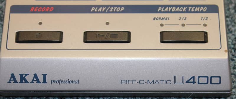 Akai U400 Riff-O-Matic Variable Tempo Phrase Sampler | Reverb