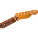 Fender Roasted Maple Telecaster Replacement Neck 22 Jumbo Frets 12" Radius Pau Ferro Fretboard Flat Oval Shape