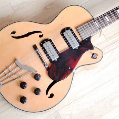 1958 Harmony H62 Espanada Vintage Archtop Electric Guitar w/ Gibson P-13 Pickups 100% Original w/ HC image 1
