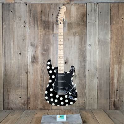 Fender Buddy Guy Stratocaster 2021 - Black and White Polka Dot image 2