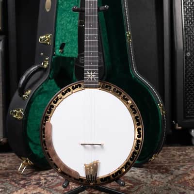 OME Banjos Gold Hill Vintage Alpha 5-String Resonator Banjo with Hardshell Case image 20