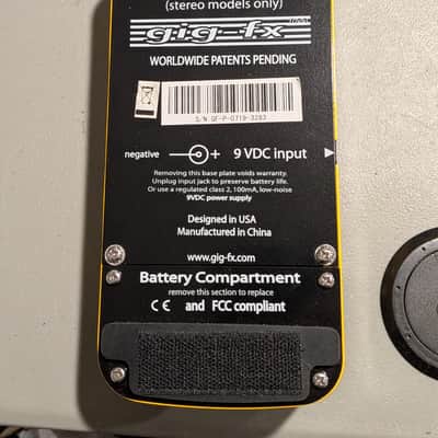 Gig-FX VOD Variable Overdrive/Distortion 2010s - Yellow image 2