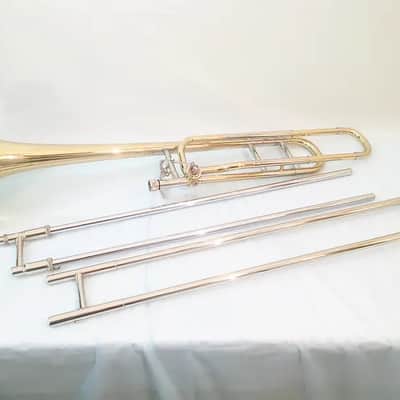 New Trigger trombone, open wrap, with case and mouthpiece image 3
