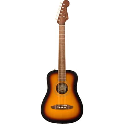 Fender Redondo Mini 1/2 Size Short-Scale Acoustic Guitar w/ Bag - Sunburst image 1