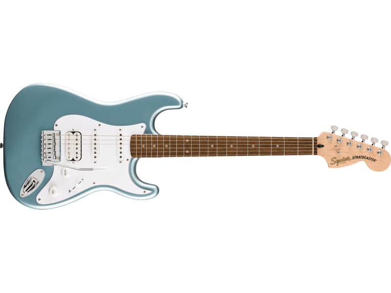 SQUIER - Affinity Series Stratocaster Junior HSS  Laurel Fingerboard  White Pickguard  Ice Blue Metallic - 0378180583 image 1