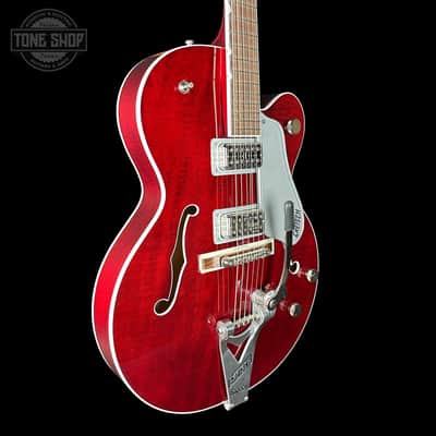 Mint Gretsch G6119T Pro Players Edition Tennessee Rose Dark Cherry Stain w/case image 4