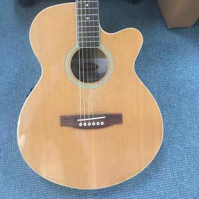 Stagg Natural Acoustic Electric Guitar w/BBand Preamp. Model SW206CBB-N. Sale Benefits Music Ed Nonprofit! image 2