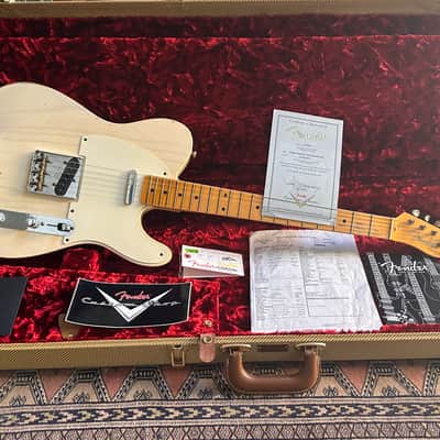 Fender Custom Shop '55 Namm LTD Journeyman Telecaster 2015 Aged White Blonde image 2