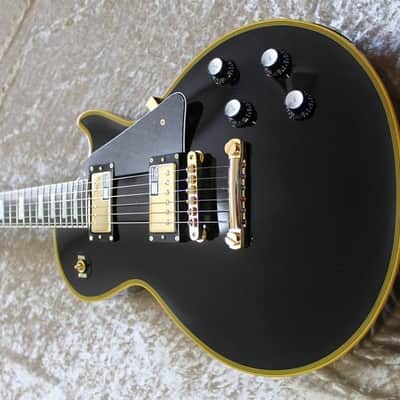 ESP Edwards E-LP-130ALC 2015 Black, Les Paul Custom type, MIJ, Duncan PUs, Nitrocellulose Lacquer image 4