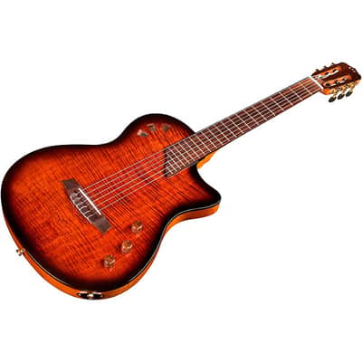 Cordoba Stage Nylon-String Electric Guitar Regular Edge Burst image 6