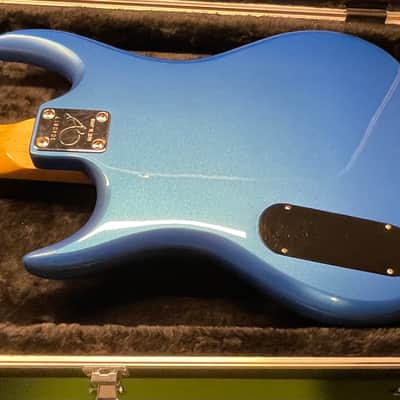 1983 Vantage (Matsumoku) MIJ X-88 Bass - fully restored in custom Lake Placid Blue w/HSC image 7