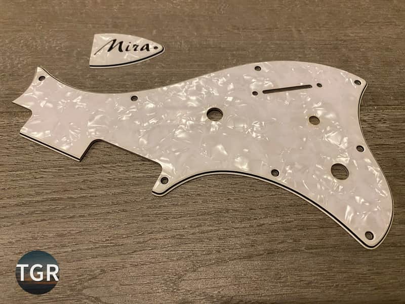 PRS USA CORE Mira Pickguard / Truss Rod Cover Set - Pearloid! image 1