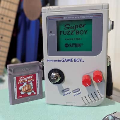 Raygun FX Gameboy Fuzz Pedal - Super Fuzz Boy Original GREY image 1
