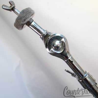 Ludwig Hercules Straight Crash/Ride Cymbal Stand Vintage 70s Tube-Leg Tripod USA image 6