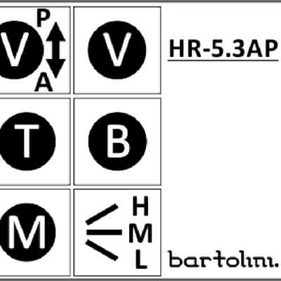 Bartolini HR-5.3AP Pre-Wired 3 Band EQ Active/Passive Vol, Vol, treble, bass, mid, 3 way switch image 8