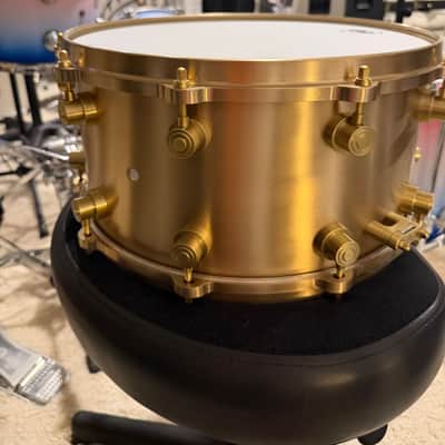 DW MFG True Cast Bell Bronze 7x14" Snare Drum image 4