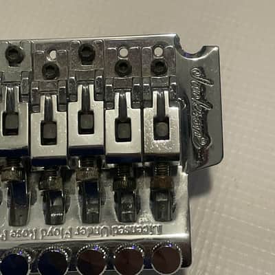 2000's Jackson Dinky Guitars JT-580LP Lefty Left Handed Chrome Licensed Floyd Rose Tremolo Guitar Bridge & Arm image 20