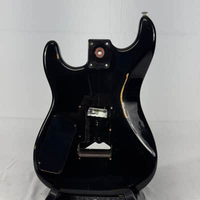 LaSiDo Super Strat Style Electric Guitar Body Made In Canada 1990’s - Black image 5