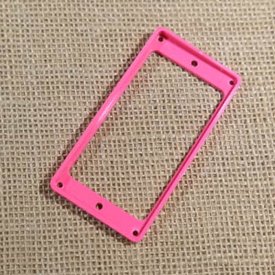 Genuine Vintage Dimarzio Neck Pickup Ring Pink 80s #DG11 image 2