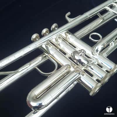 E. K Blessing ML1 Artist USA trumpet gamonbrass SILVERPLATED image 8