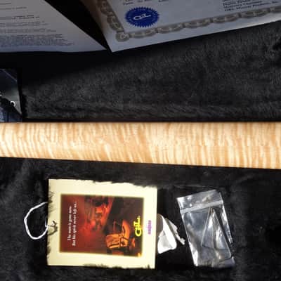 G&L USA Made Asat Classic Telecaster AAA Flamed Maple Neck Signed COA & Case image 15