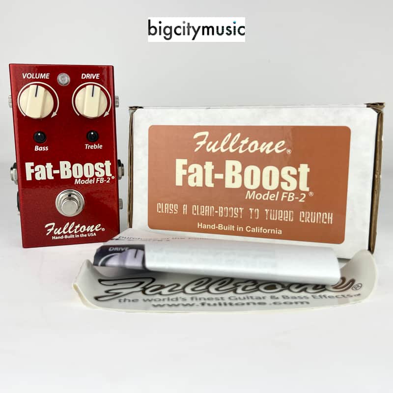 2000s Fulltone Fat Boost FB-2 Red