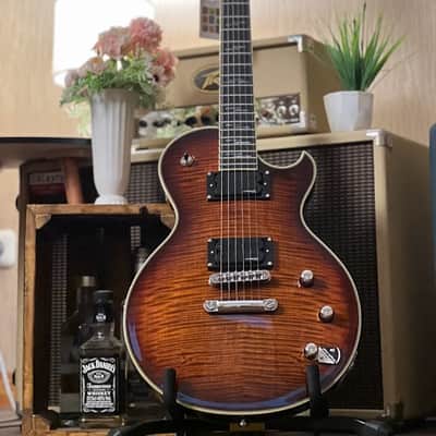 Schecter  Solo-II Supreme CEB in Cat's Eye Black Burst image 4