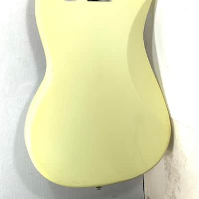 Awesomesauceguitars short scale mustang with 7 strings and a vintage Teisco pickup The Janglecaster 2026 - Olympic white image 8