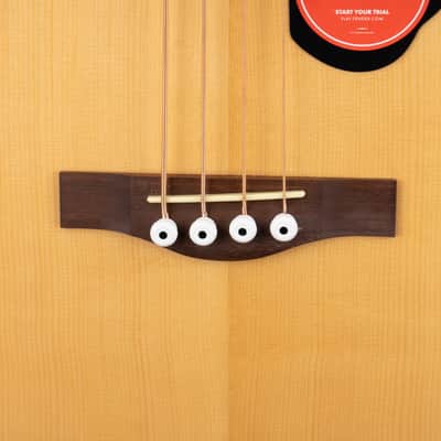 Fender CB-60SCE Acoustic-Electric Bass - Natural image 5