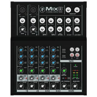 Mackie Mix8 8-Channel Analogue Studio Mixer (B-STOCK) image 1