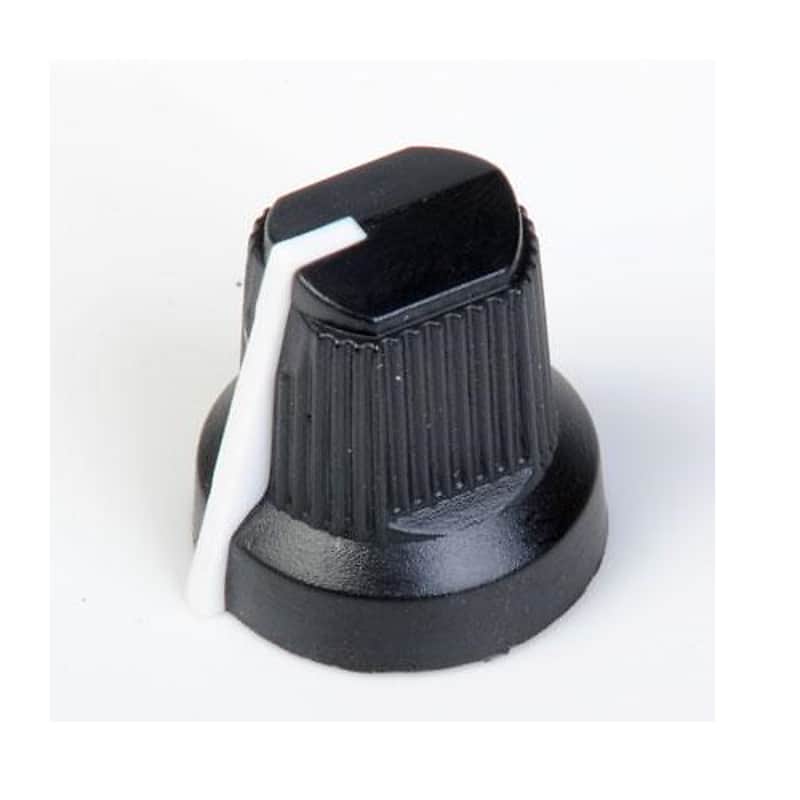 Genuine Fender Black Pointer Knob Amp Replacement image 1