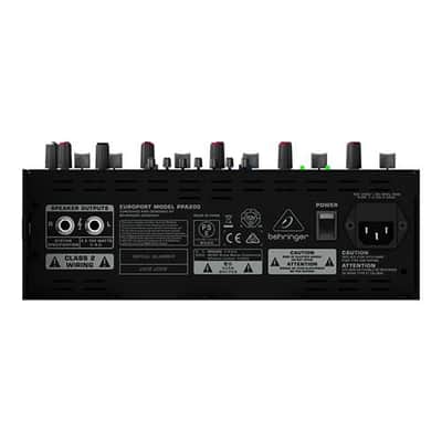 Behringer Europort PPA200 200-Watt 5-Channel Portable PA System with Wireless Microphone Option, KLARK TEKNIK Multi-FX Processor and FBQ Feedback Dete image 4