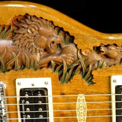 Blueberry Guitar Electric Baritone 2022 - Hand Carved & Handmade image 12