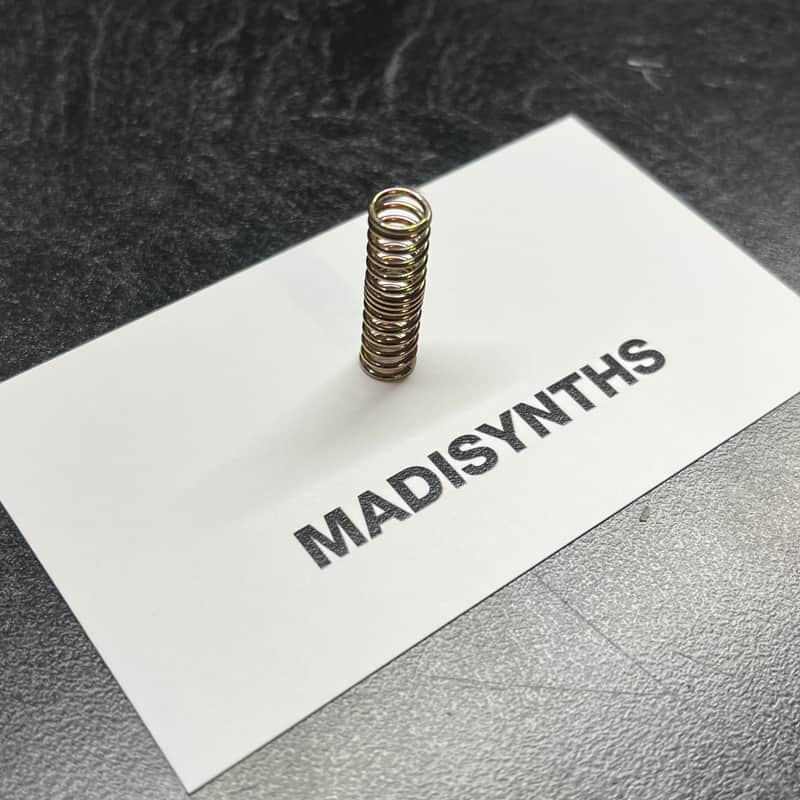 ORIGINAL Matsushita Replacement Key Spring for Korg Polysix/Poly-61/Poly-800/DW-6000, Memorymoog, Oberheim OB-8, Prophet-600, Akai AX-60, Kawai SX-210/240, etc image 1