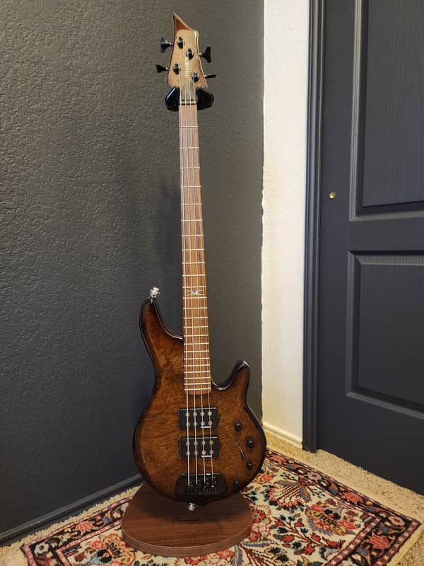 Traben Chaos Core 4 string 2010s - Whisky Burl Gloss image 1