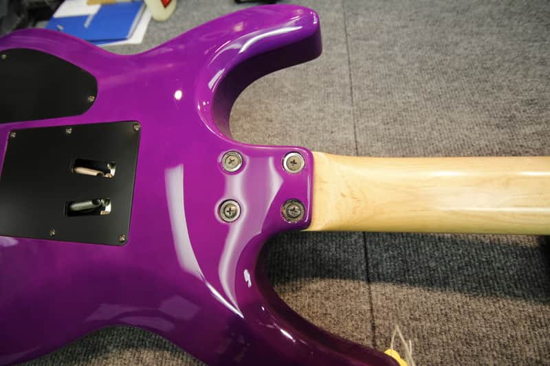 RARE Trans Purple Kramer Striker 211 with Floyd Rose | Reverb