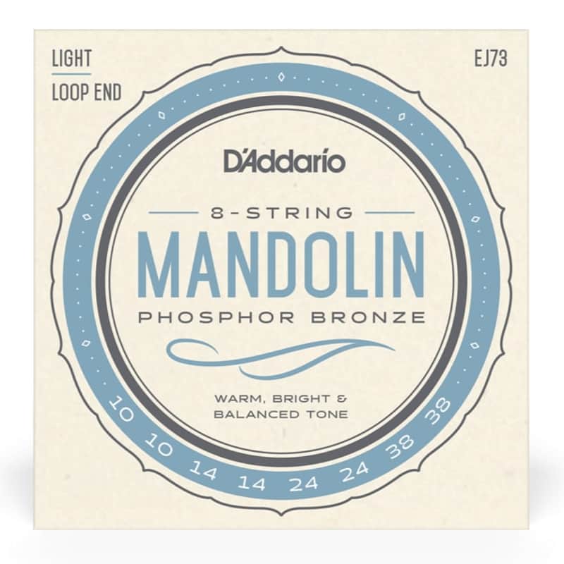 D'Addario EJ73 Mandolin Phosphor Bronze Light 10-38 image 1